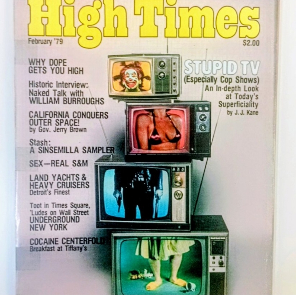 Rare Vintage High Times Magazine February 1979 Timothy Leary LSD Alchemy Owsley